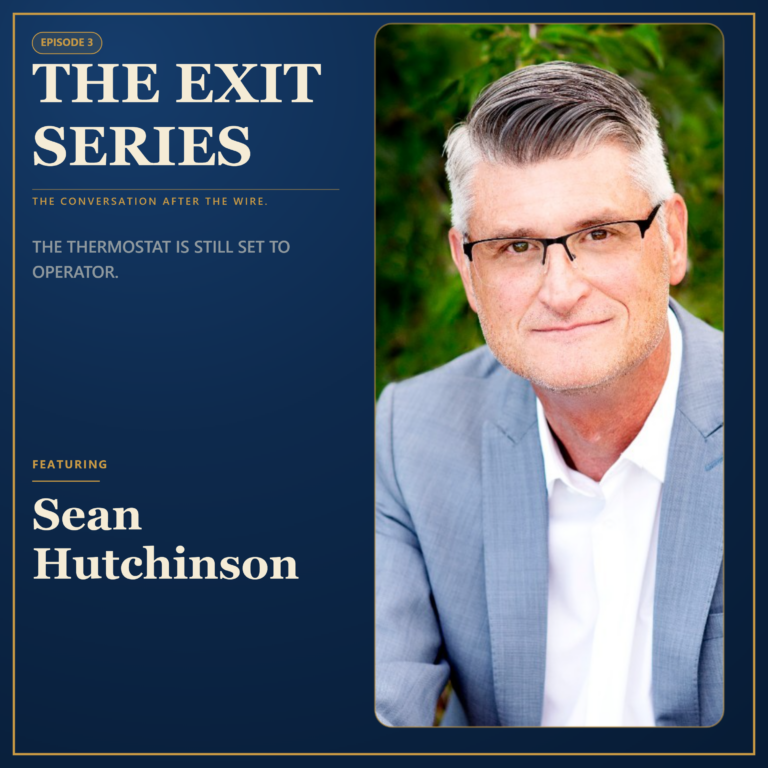 Ep. 3 The Thermostat Is Still Set To Operator Featuring: Sean Hutchinson.